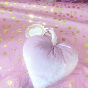 Bridgerton Lavender Heart Accent Pillow